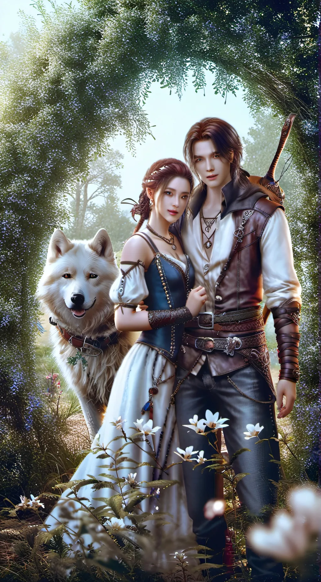 ai character: Willow x hunter?? background