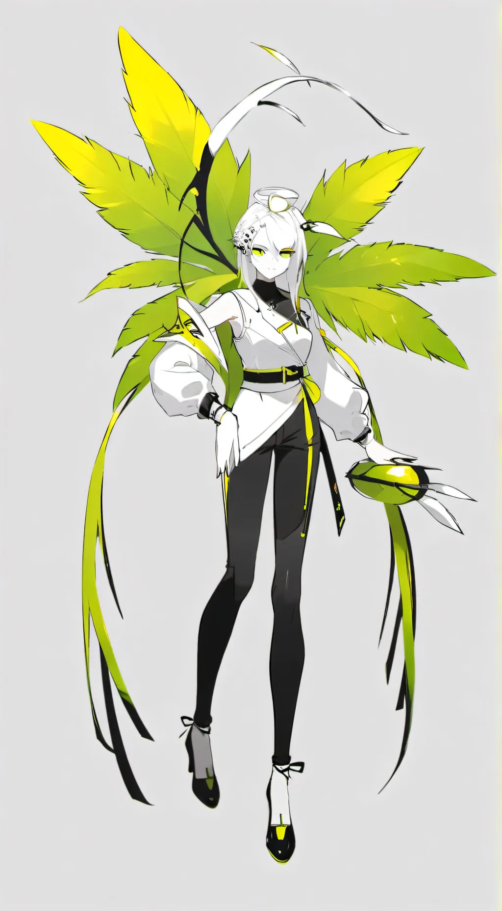 ai character: Shelly x longer  background