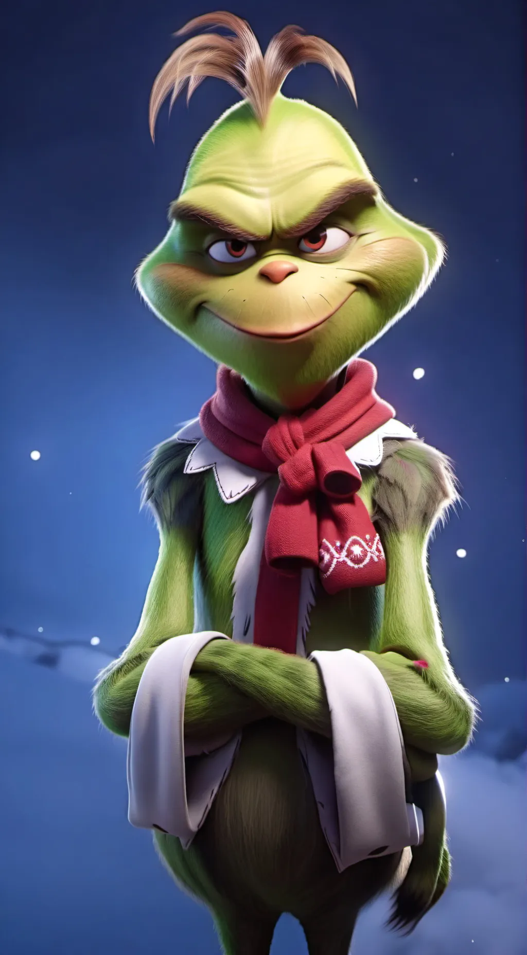 ai character: Grinch background