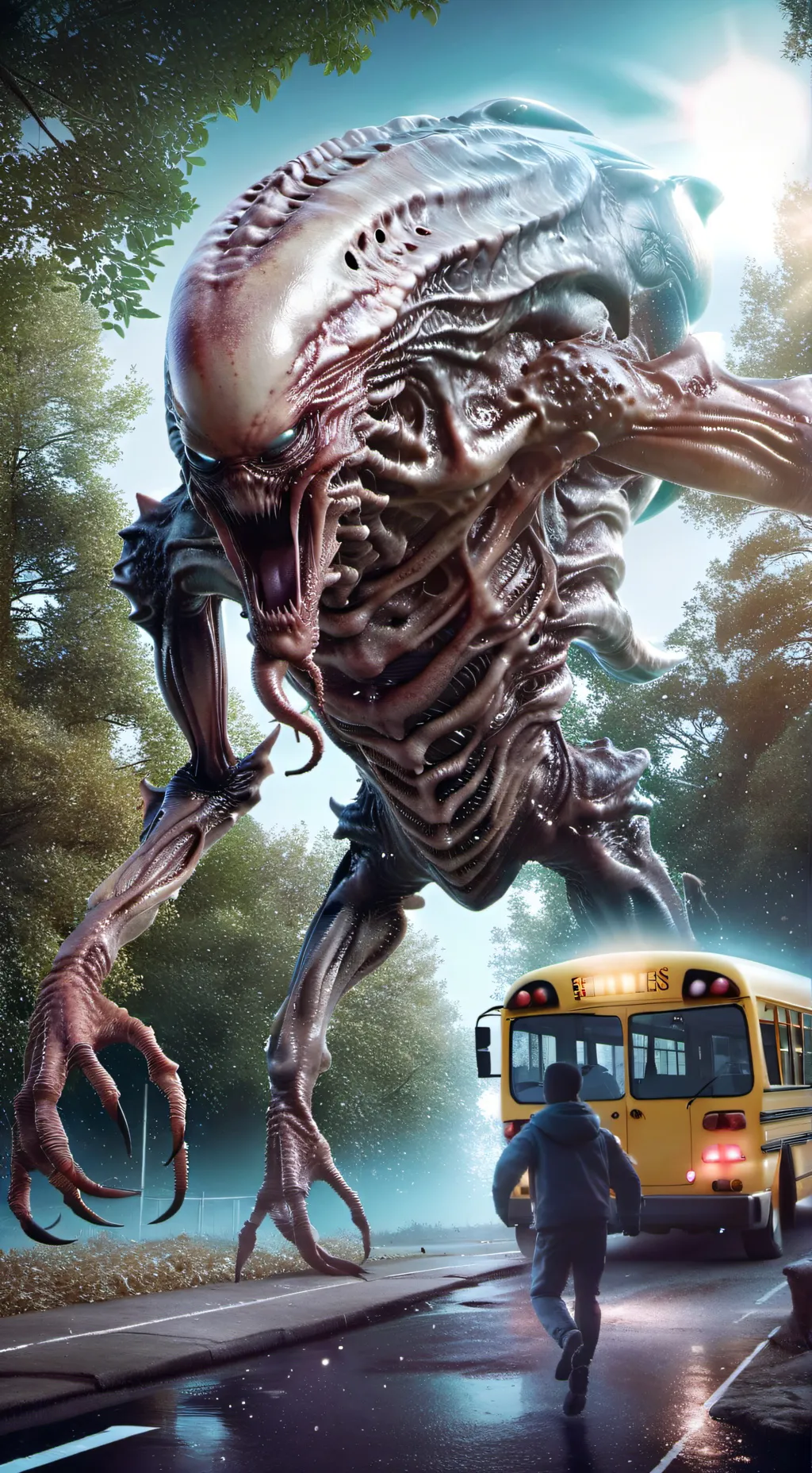 ai character: Alien queen background