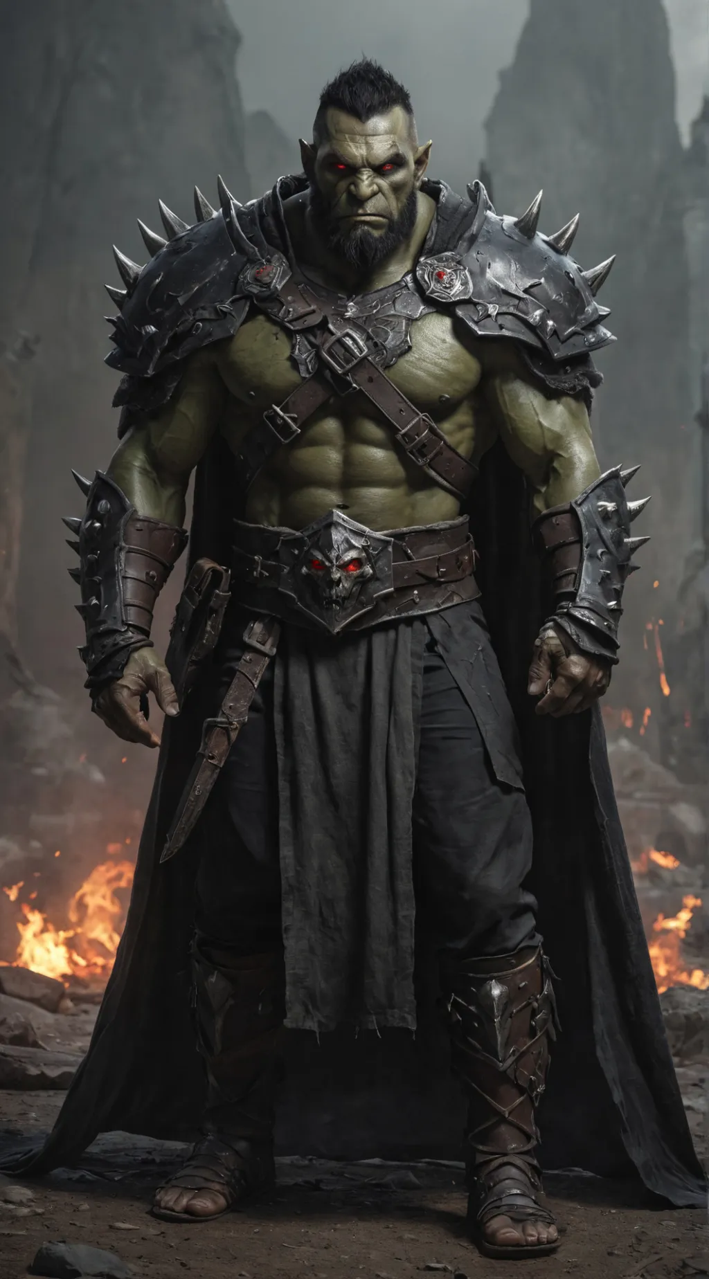 ai character: Thane Bloodflame background