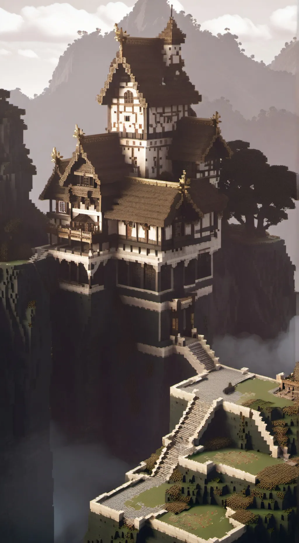 ai character: Minecraft movie background