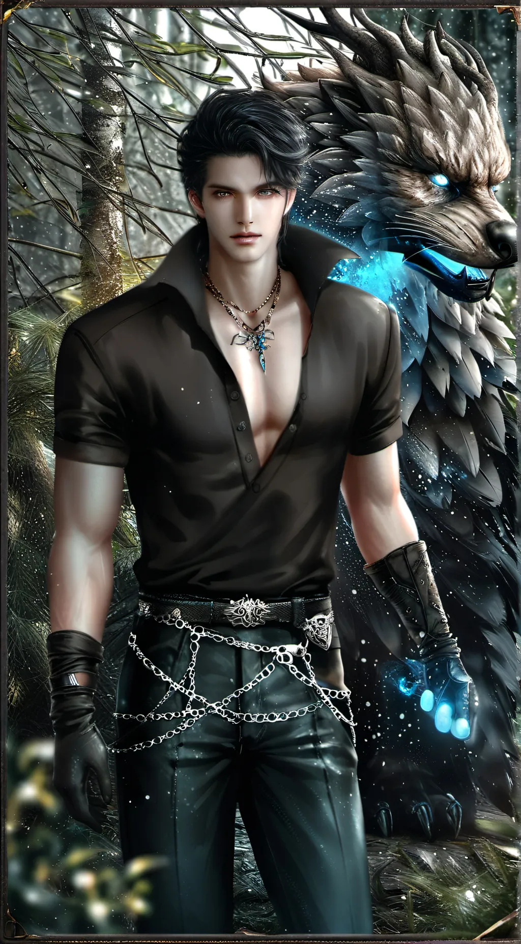 ai character: ~David~ background