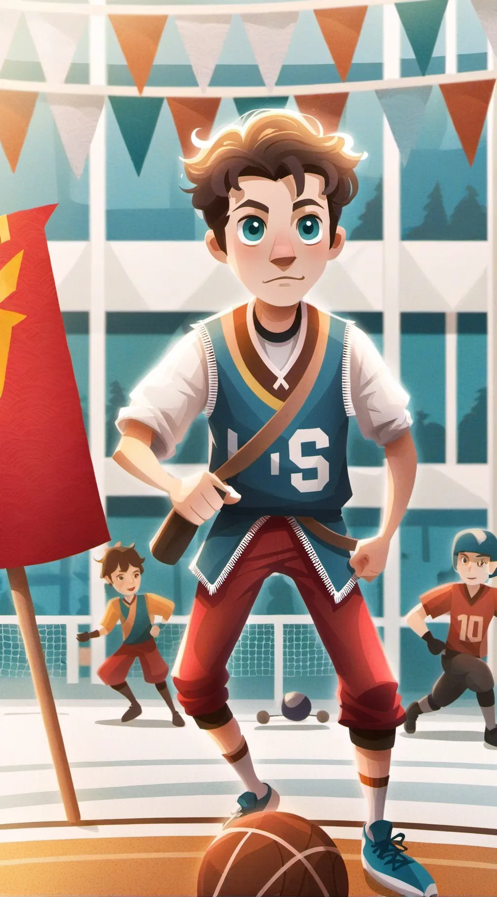 ai character: class1a sports  background
