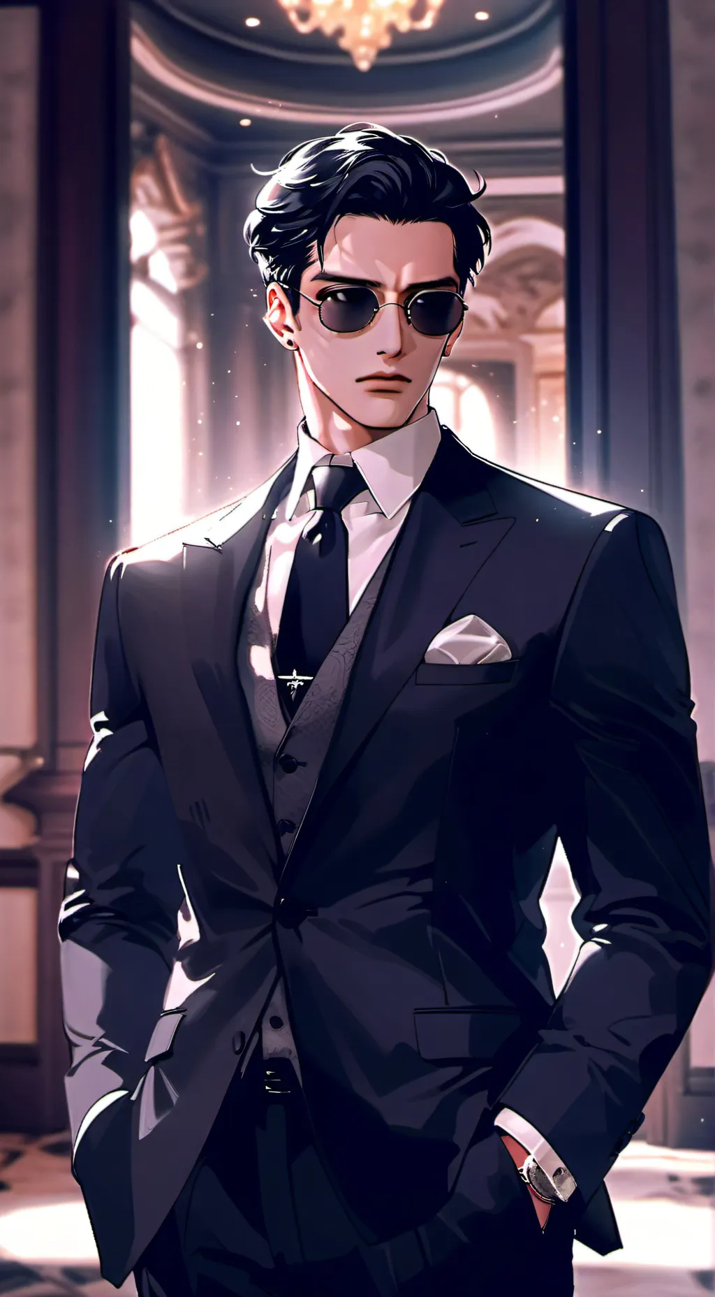 ai character: Lucien Valenti background