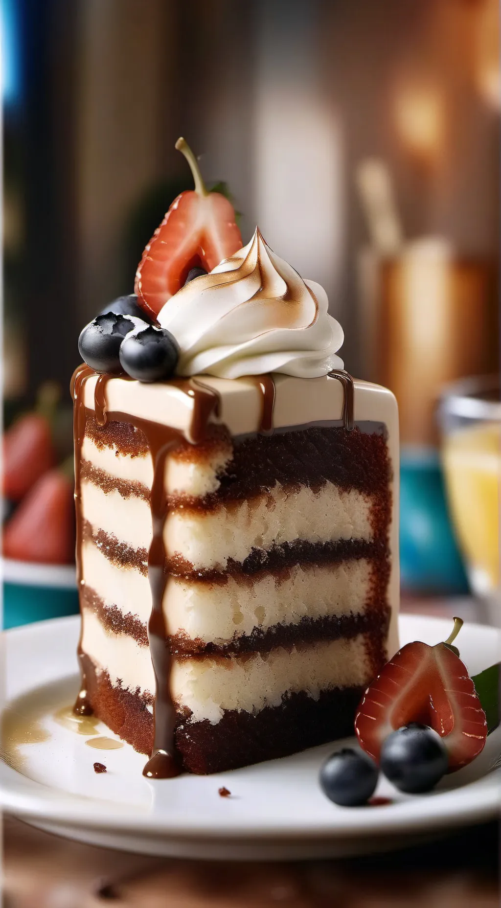 ai character: Cake background