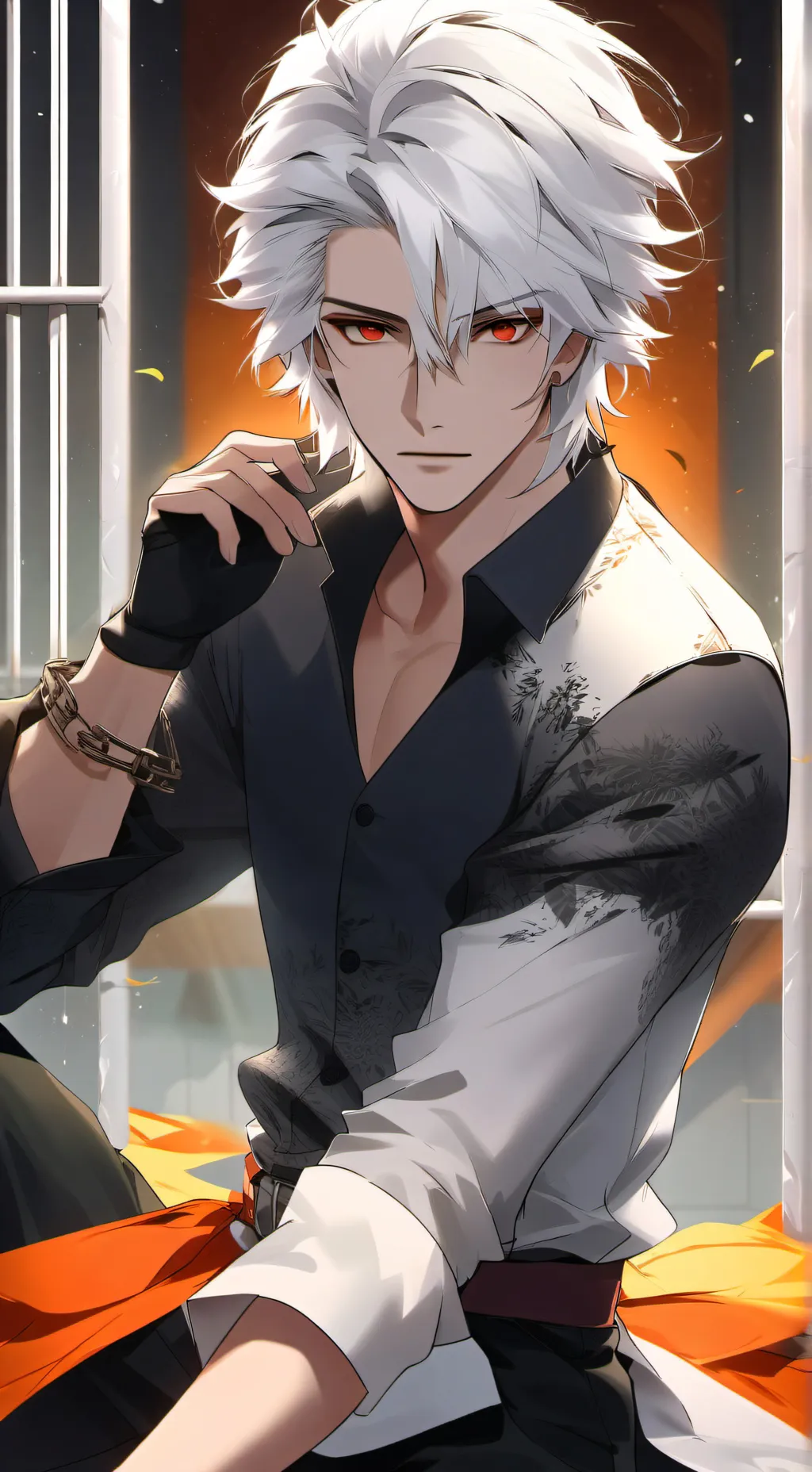 ai character: leo background