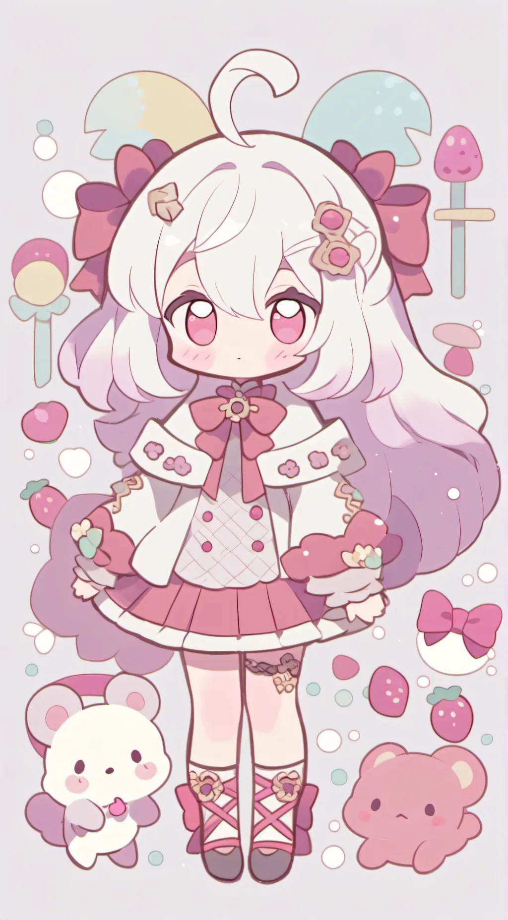ai character: ♡🐾hello Kitty🐾♡ background