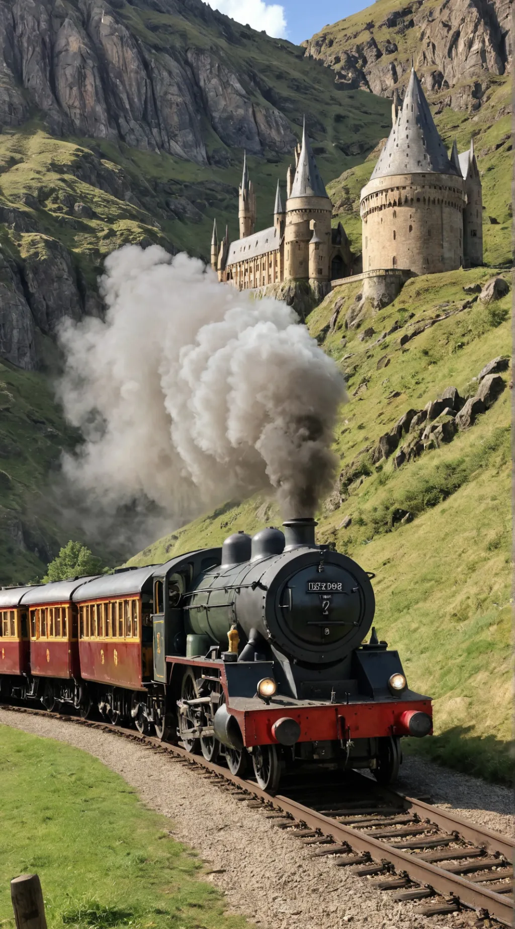 ai character: Hogwarts  background
