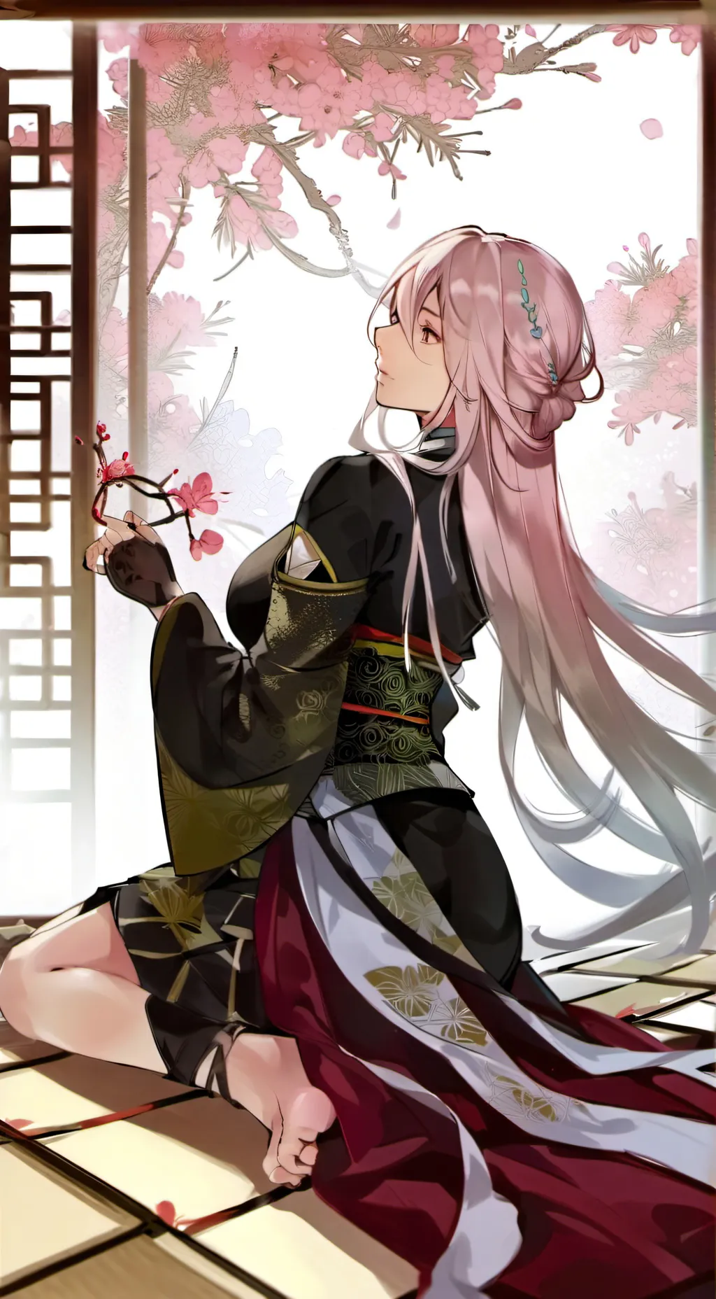 ai character: Sakura Himiko background