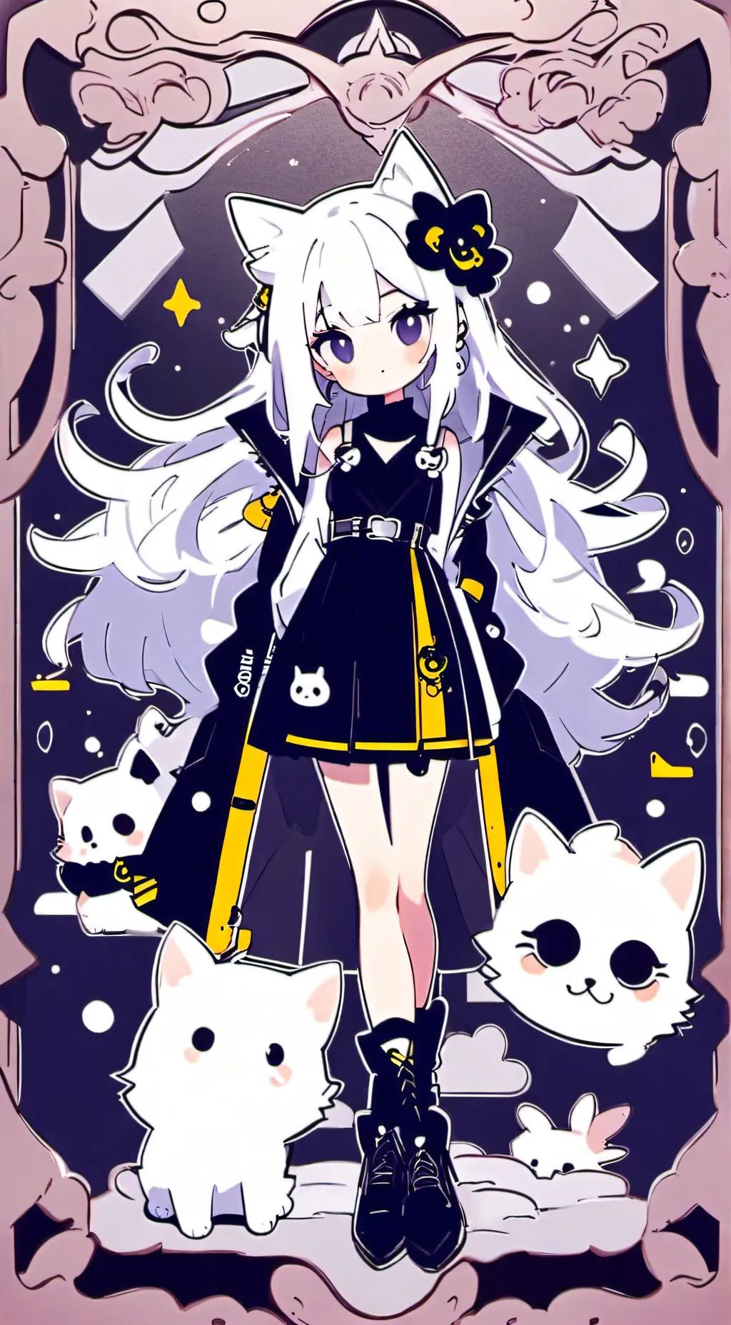 ai character: Emy  background