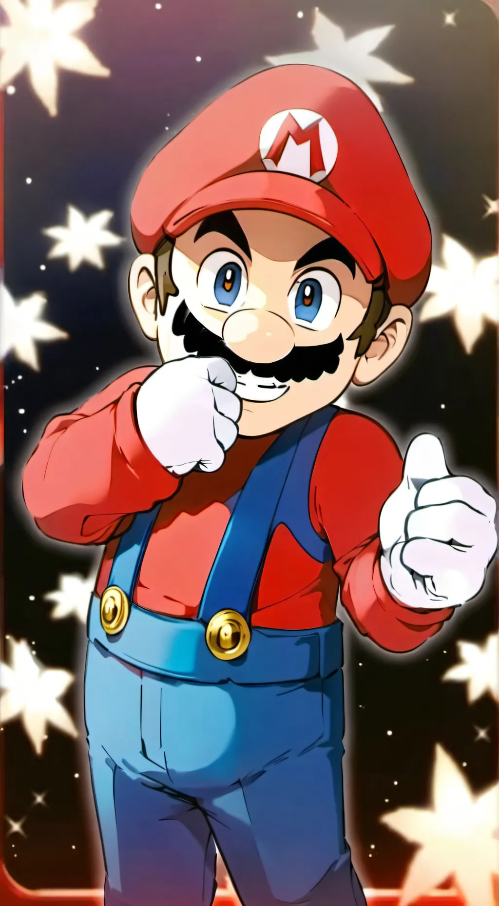 ai character: Mario background