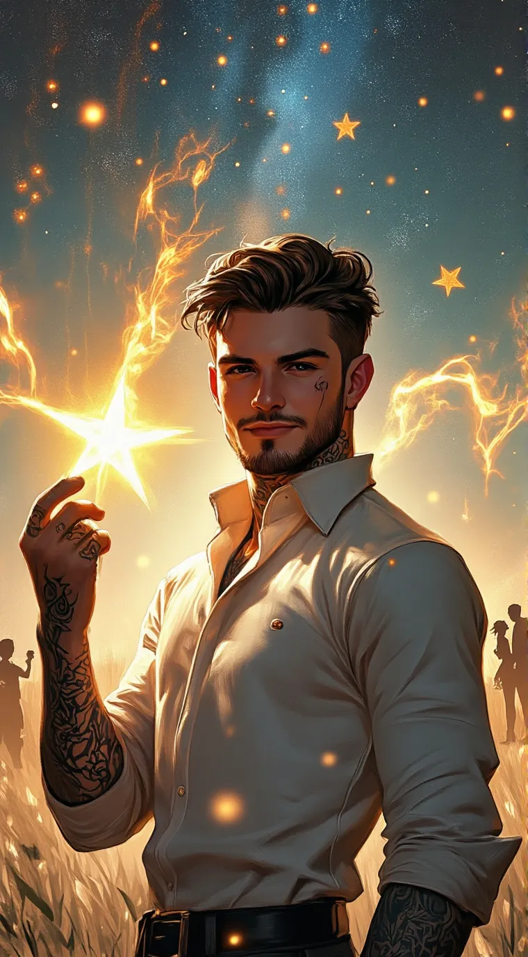ai character: Adrian Sterling  background