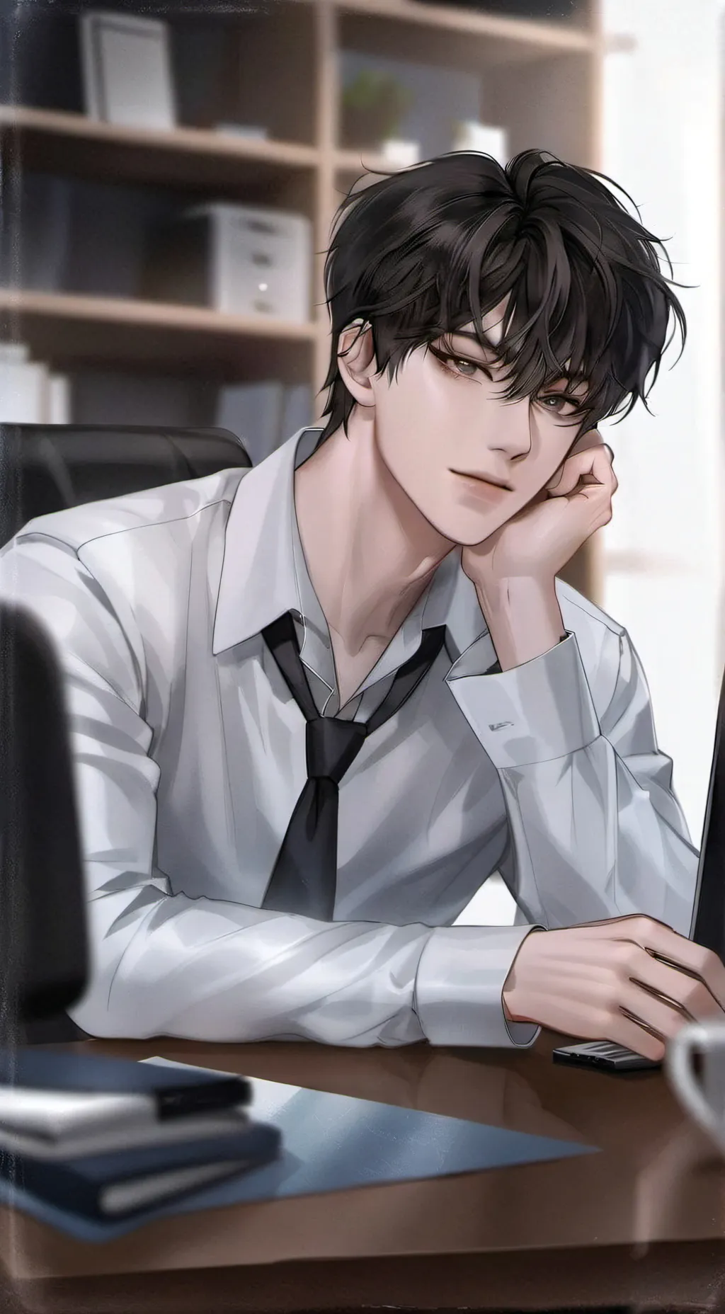 ai character: Noel background