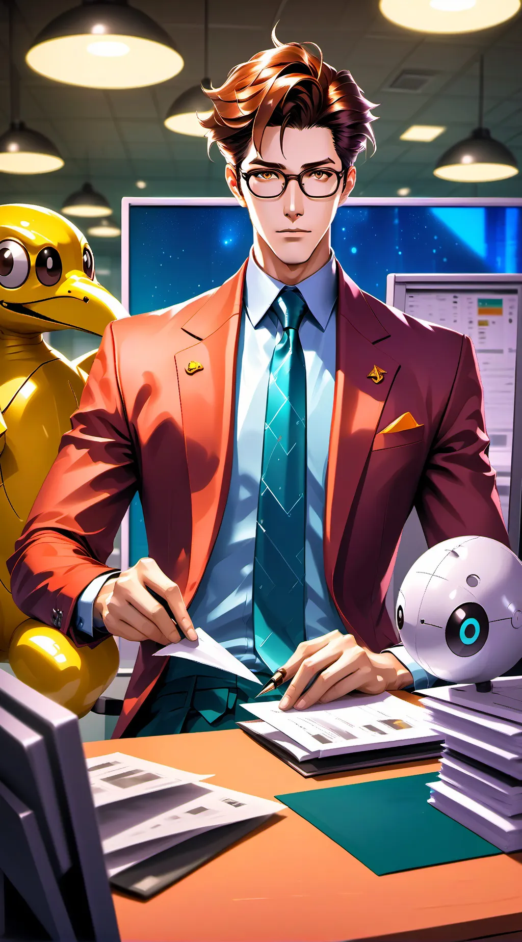 ai character: Kishi Riku background