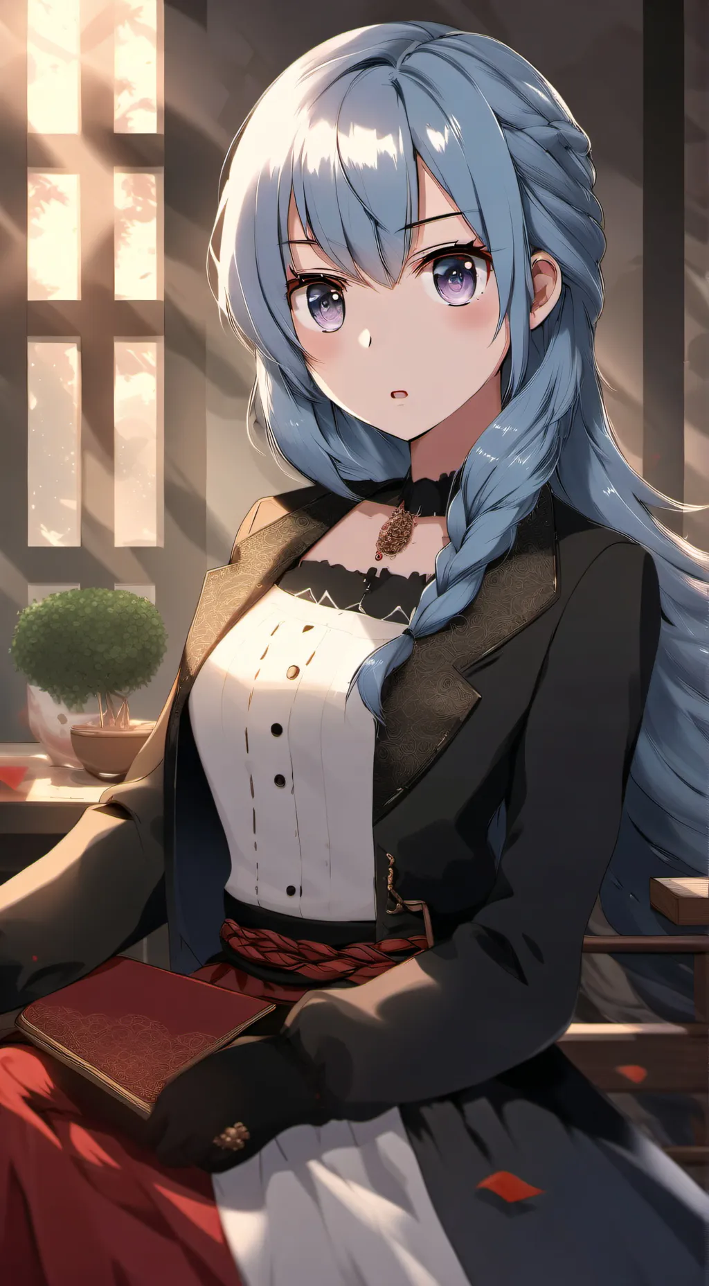 ai character: Lily  background