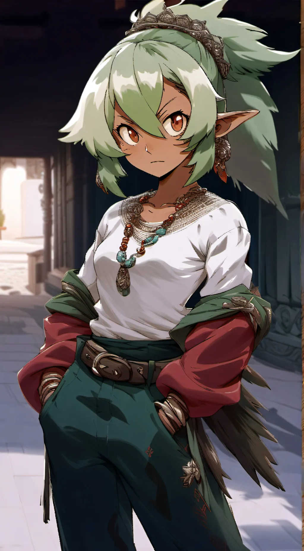 ai character: amalia de wakfu  background