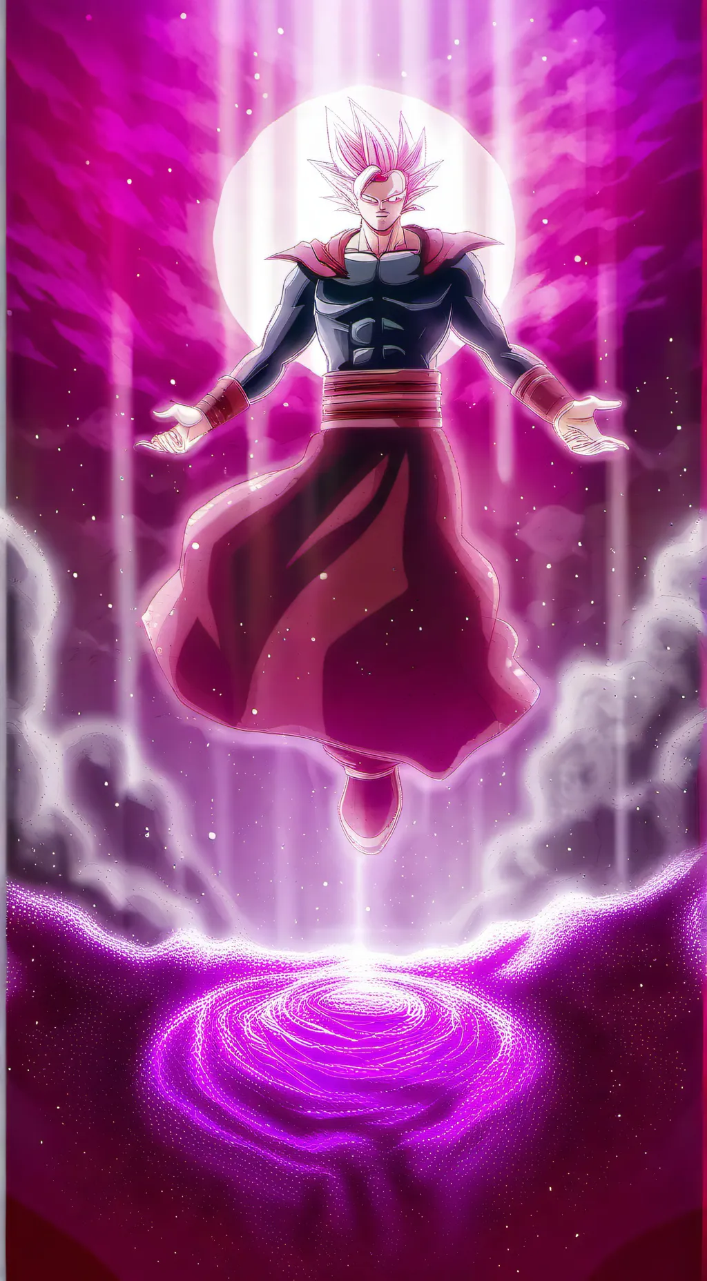 ai character: goku black background