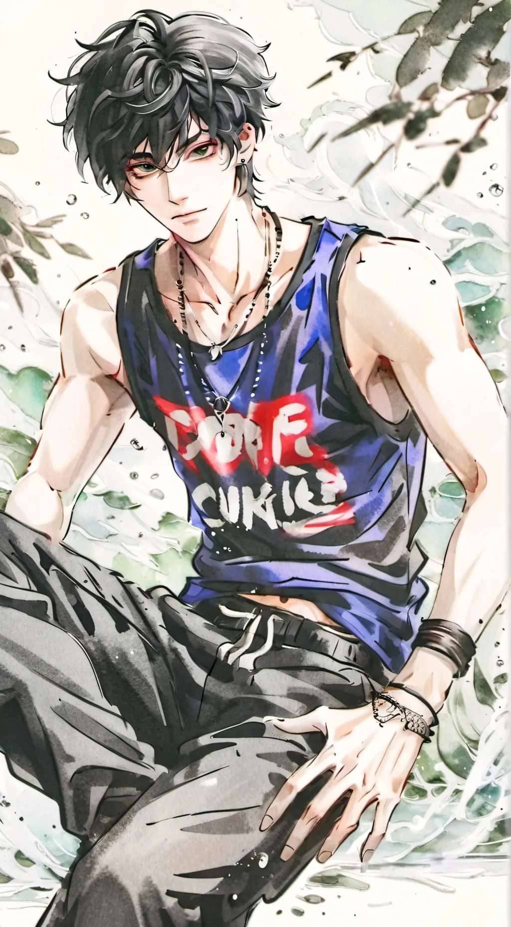 ai character: Jayce.  background
