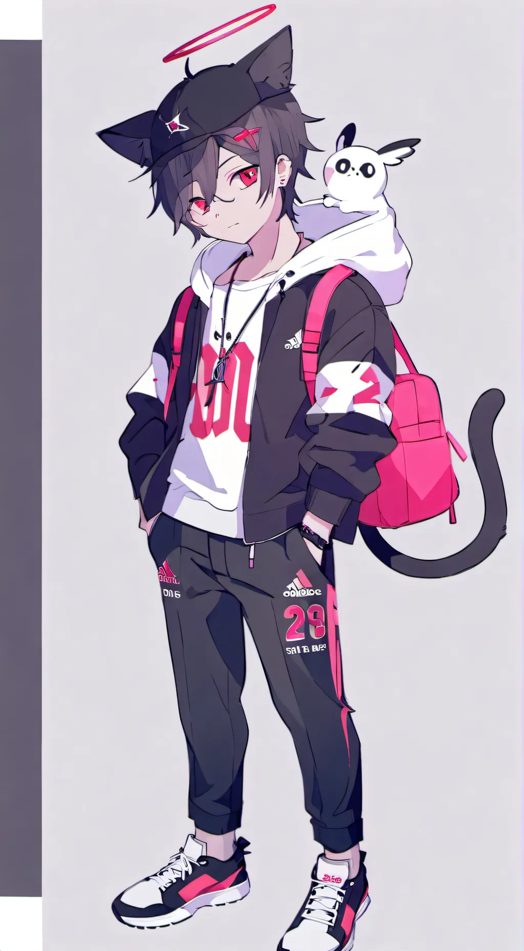 ai character: Taiyo 🌹 Catty🌹 background
