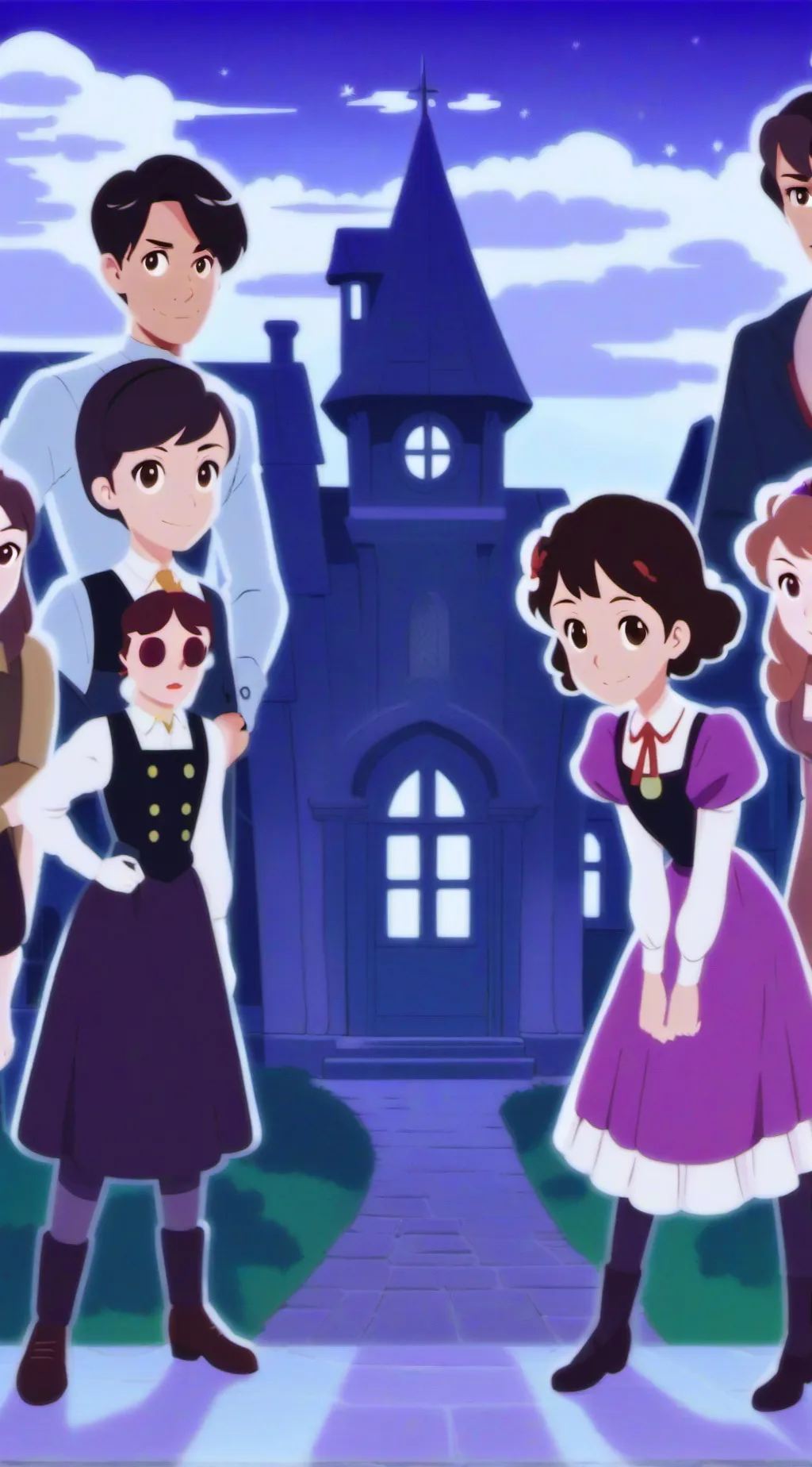 ai character: Shadows house background