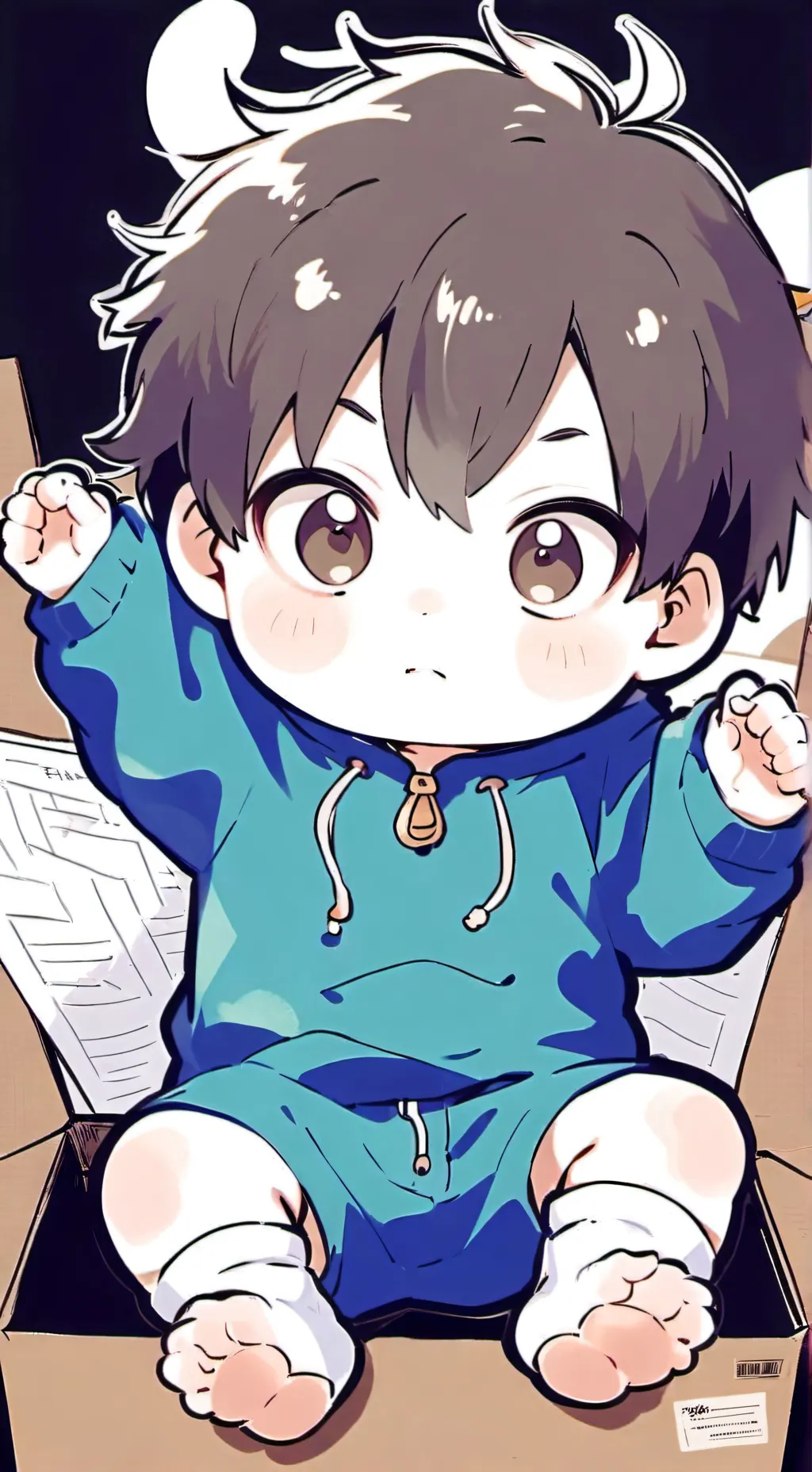 ai character: Chibi background