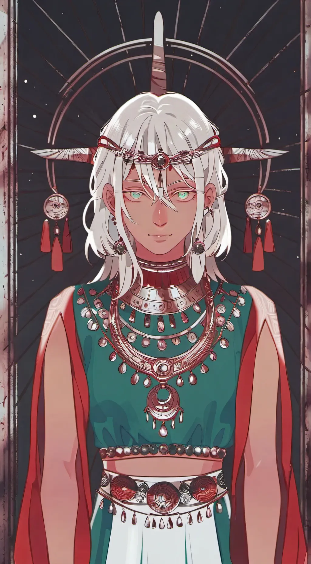 ai character: Xochipilli background