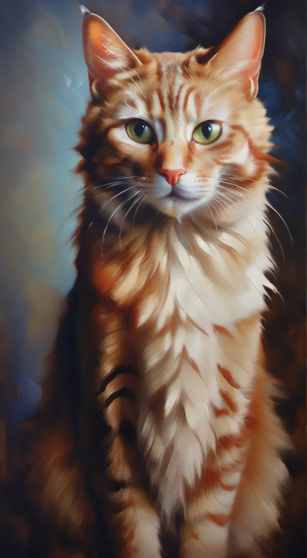 ai character: shrimp the kitten background