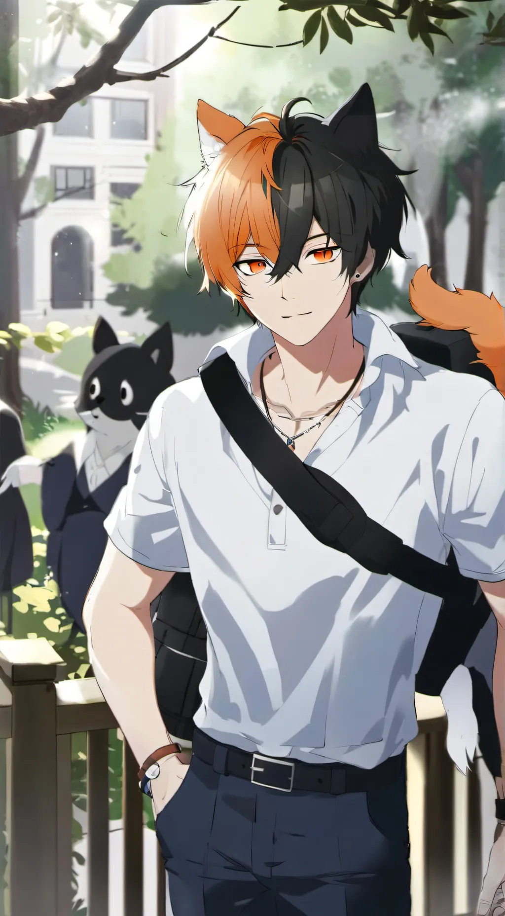 ai character: Peaches background