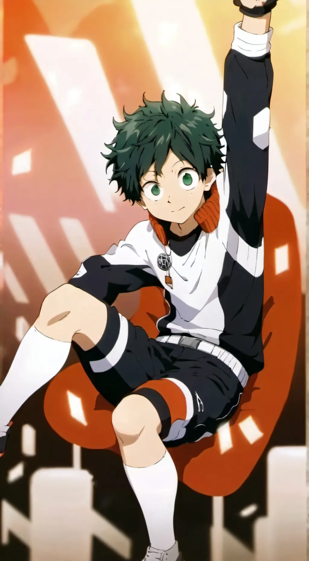 ai character: MHA Shop background