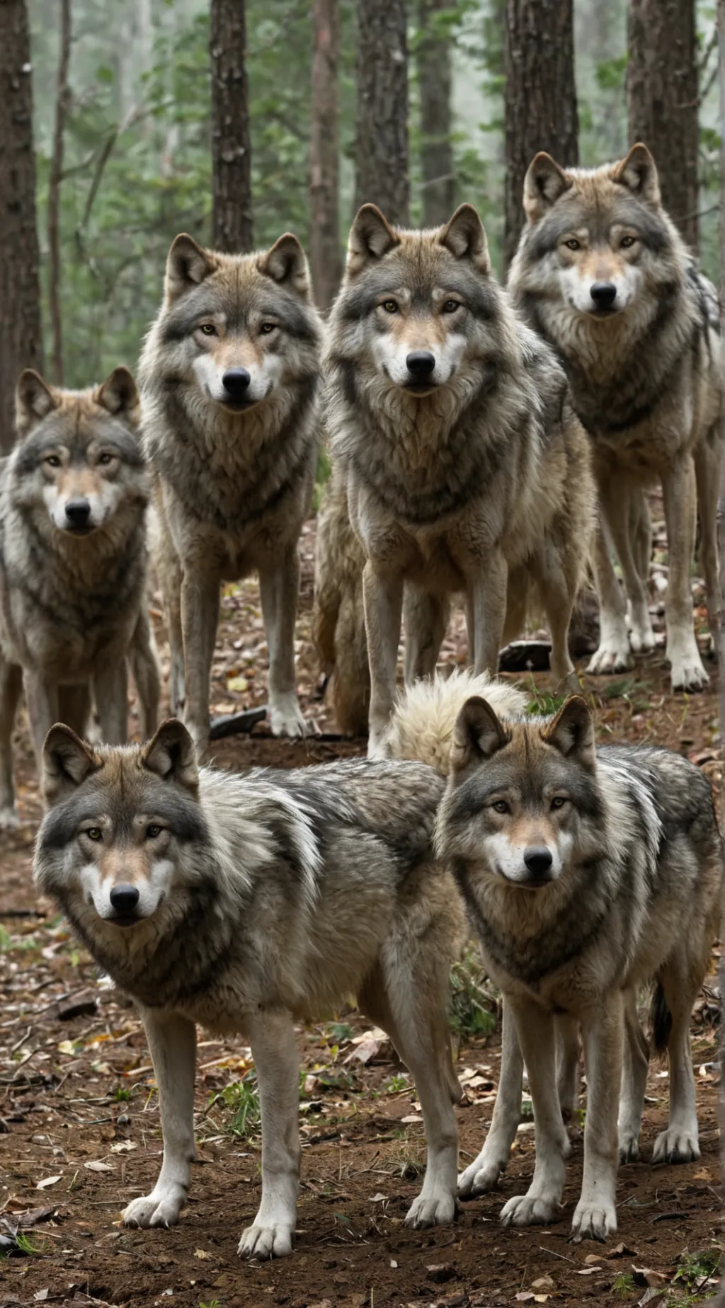 ai character: Wolf Life background
