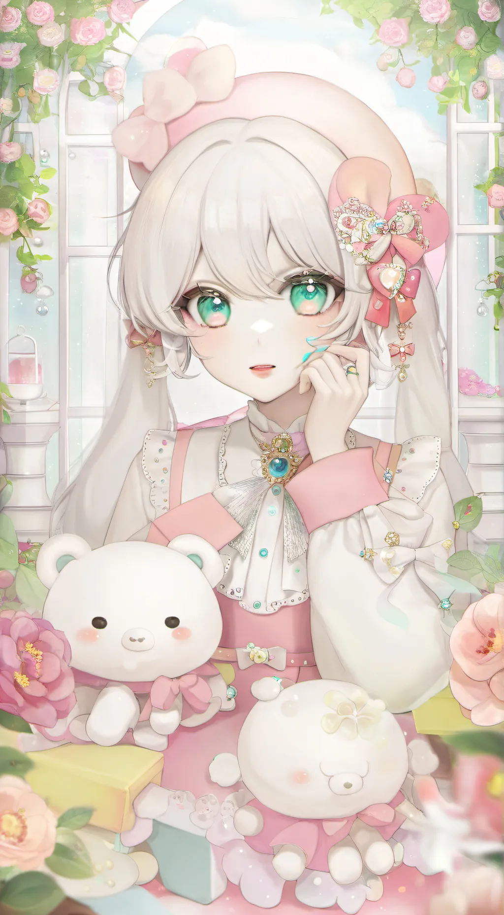 ai character: lily background
