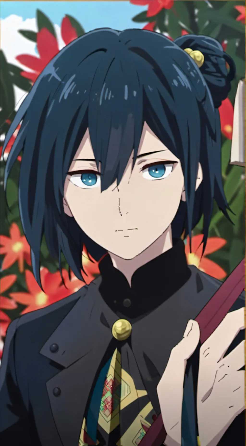ai character: tomioka couple  background