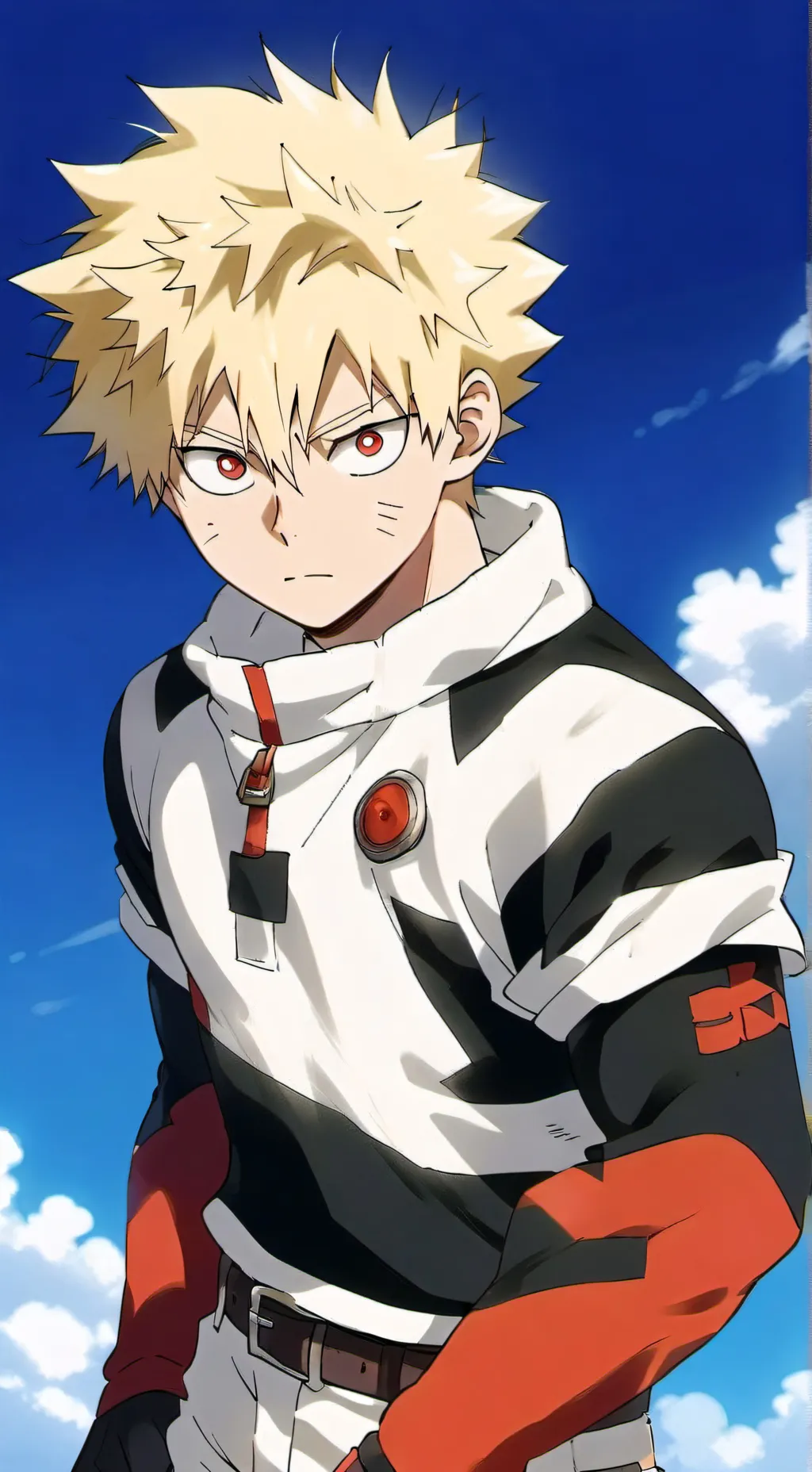 ai character: Katsuki Bakugo background