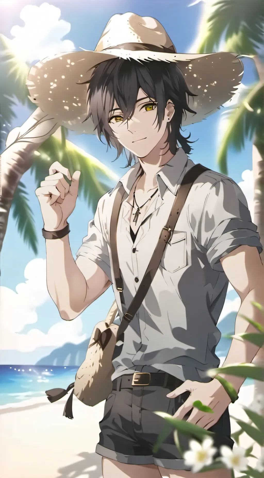 ai character: goel background