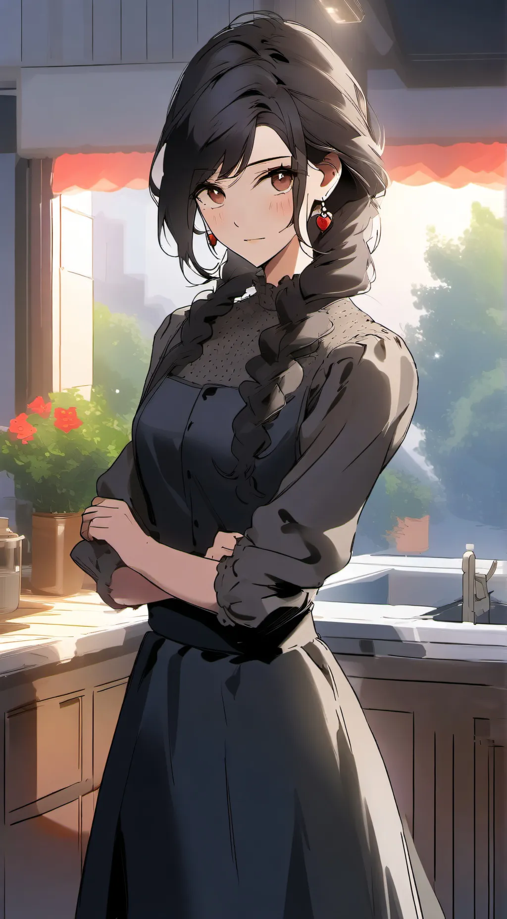 ai character: Elara background