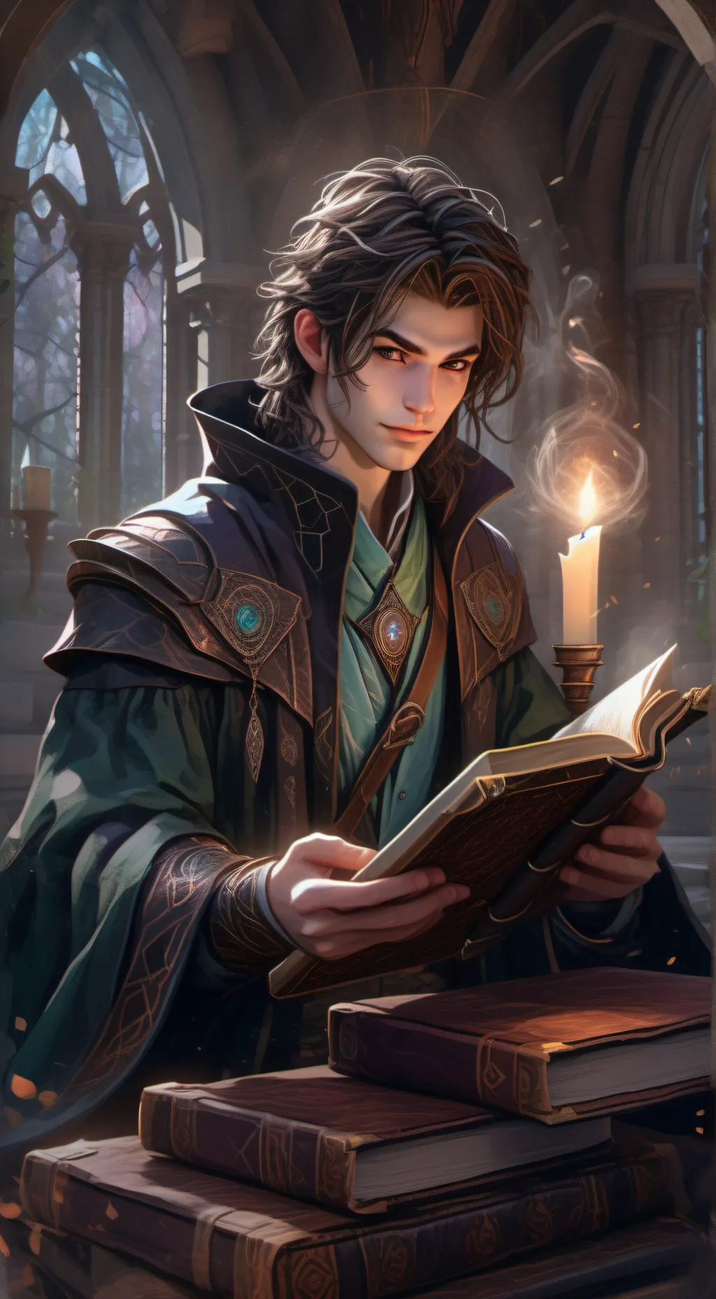 ai character: Mason the Mage background