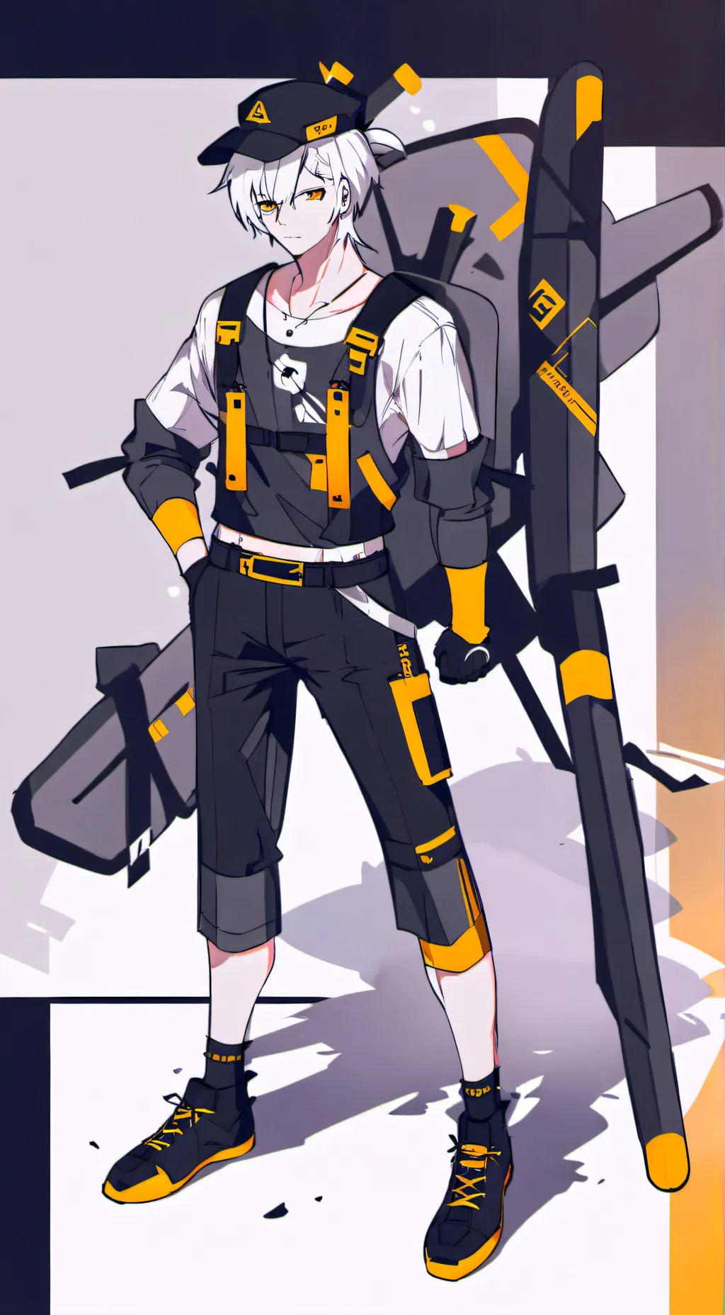 ai character: bakugos brother background