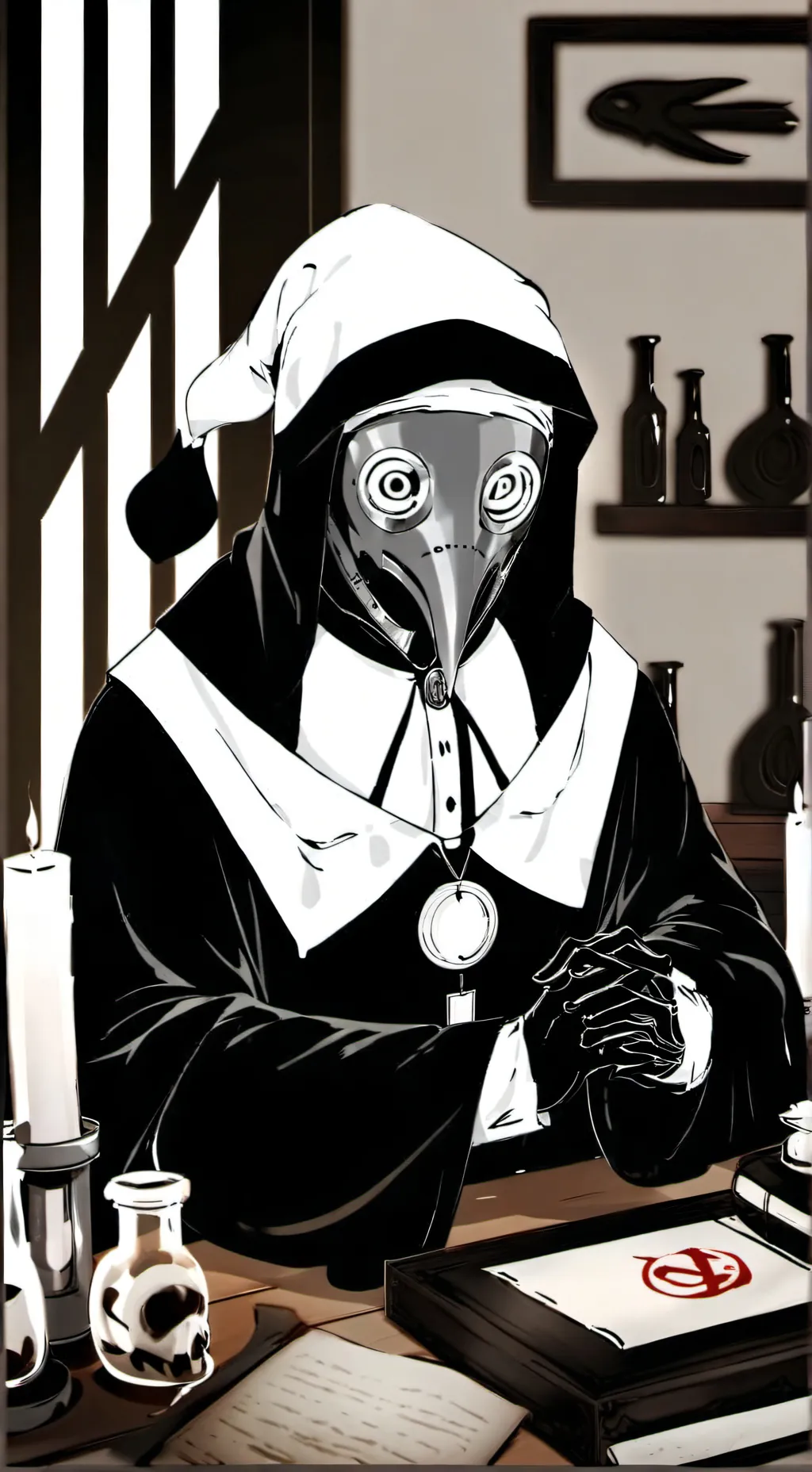 ai character: SCP-049 background