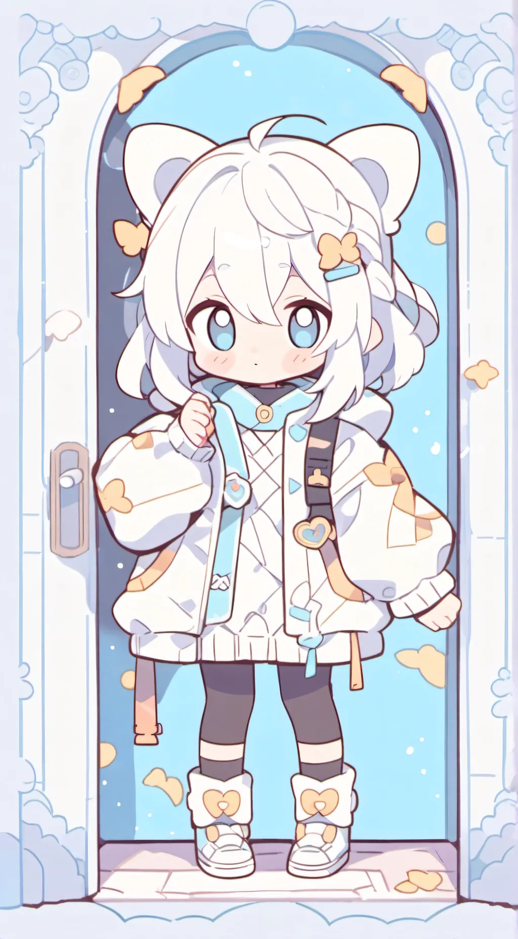 ai character: DW x Doors background