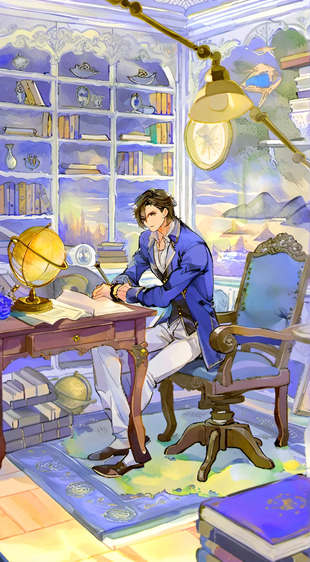 ai character: Idk background