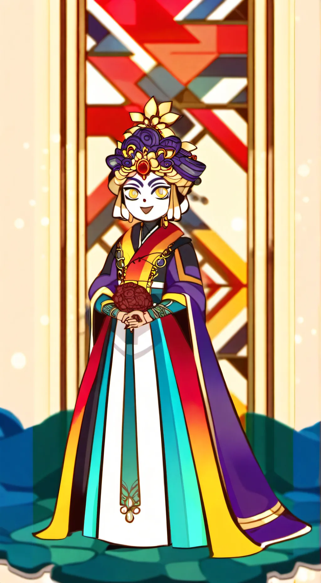 ai character: ❤️!!Baking!!💜 background