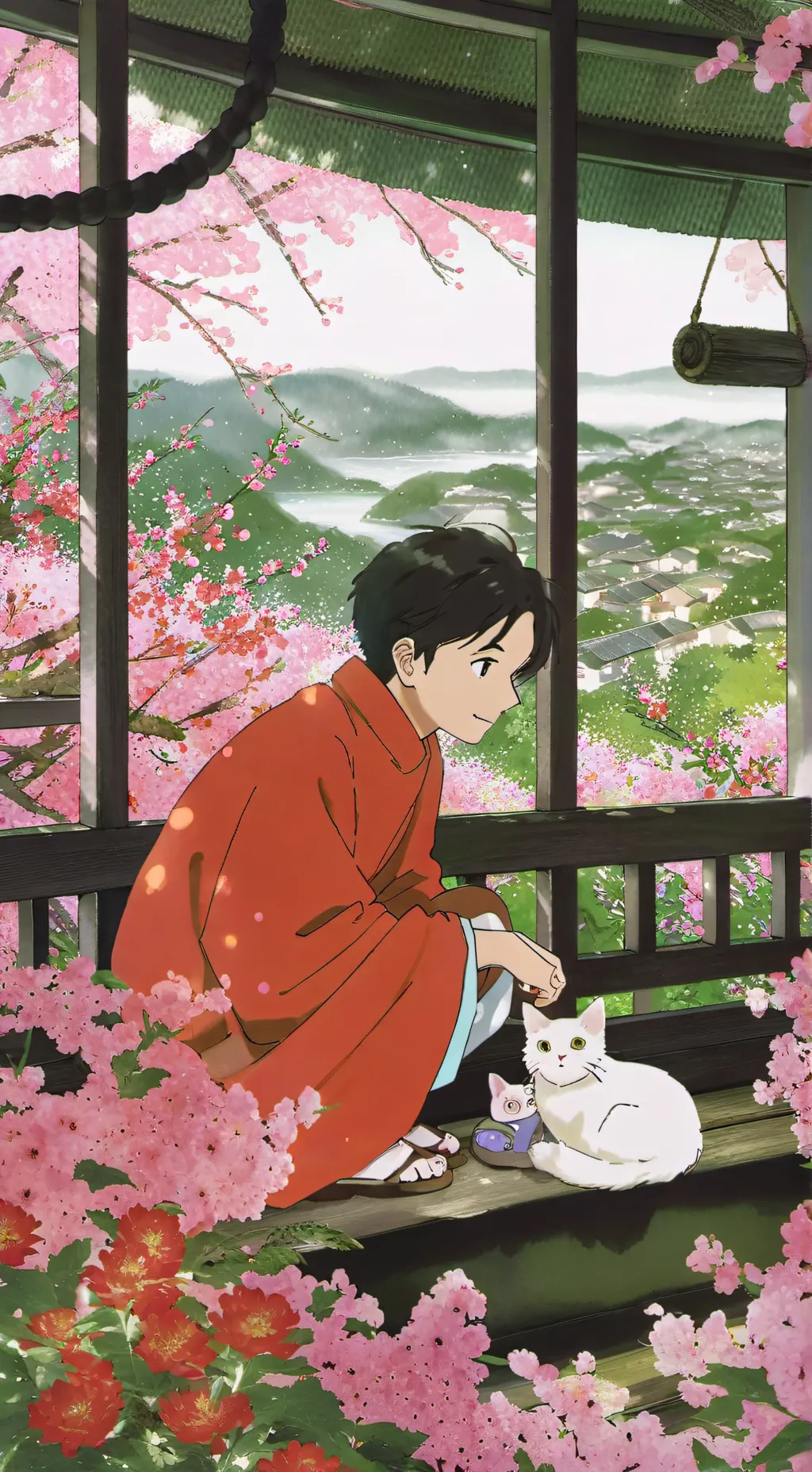 ai character: FPE CAT LOVER AU background