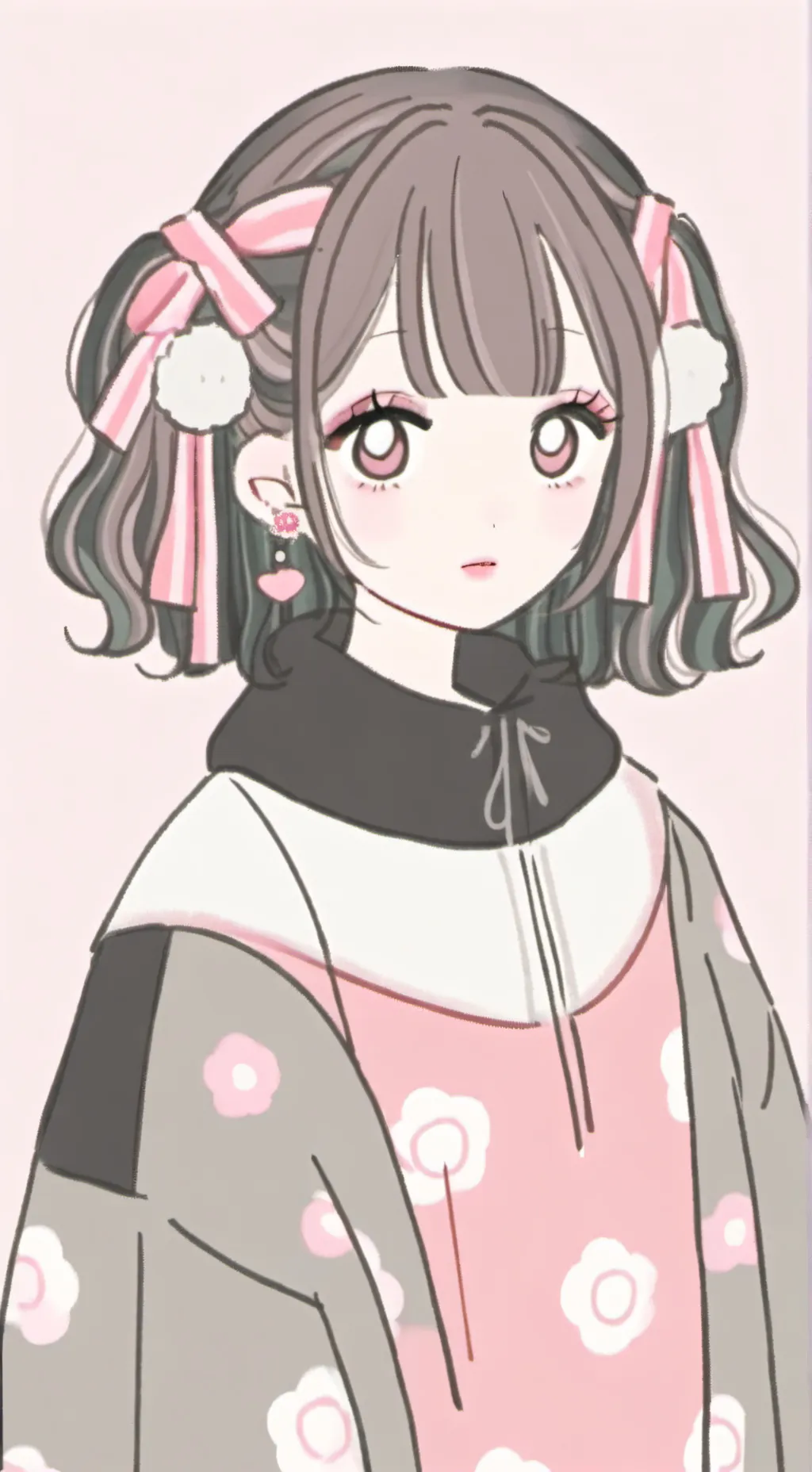ai character: violet background