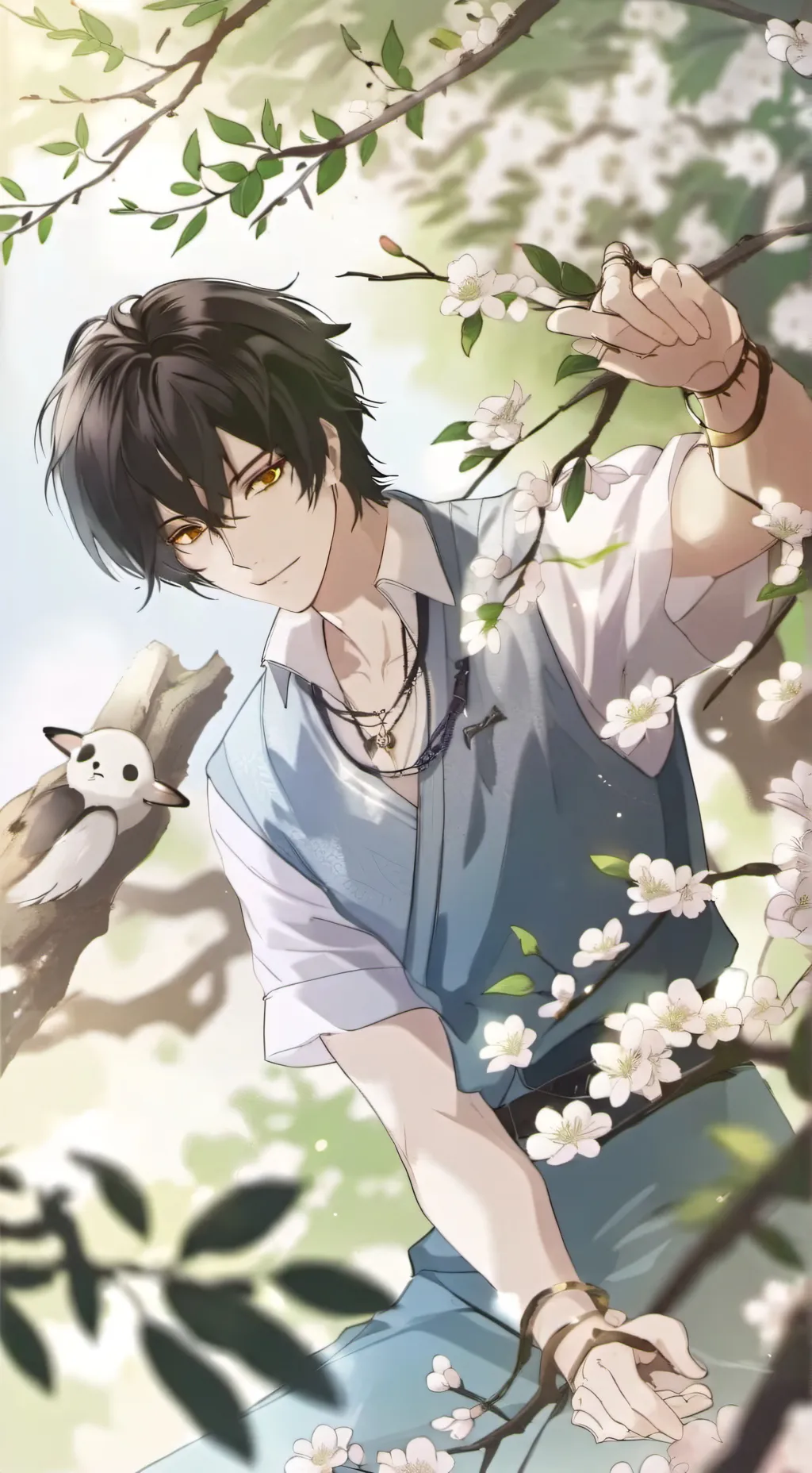 ai character: Boyfriend background