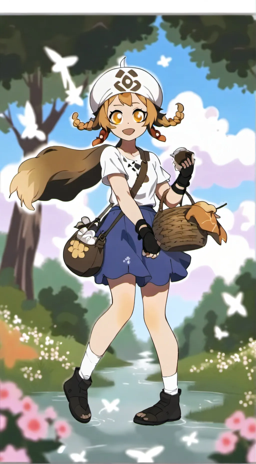 ai character: Mie [Sprunki Oc] background