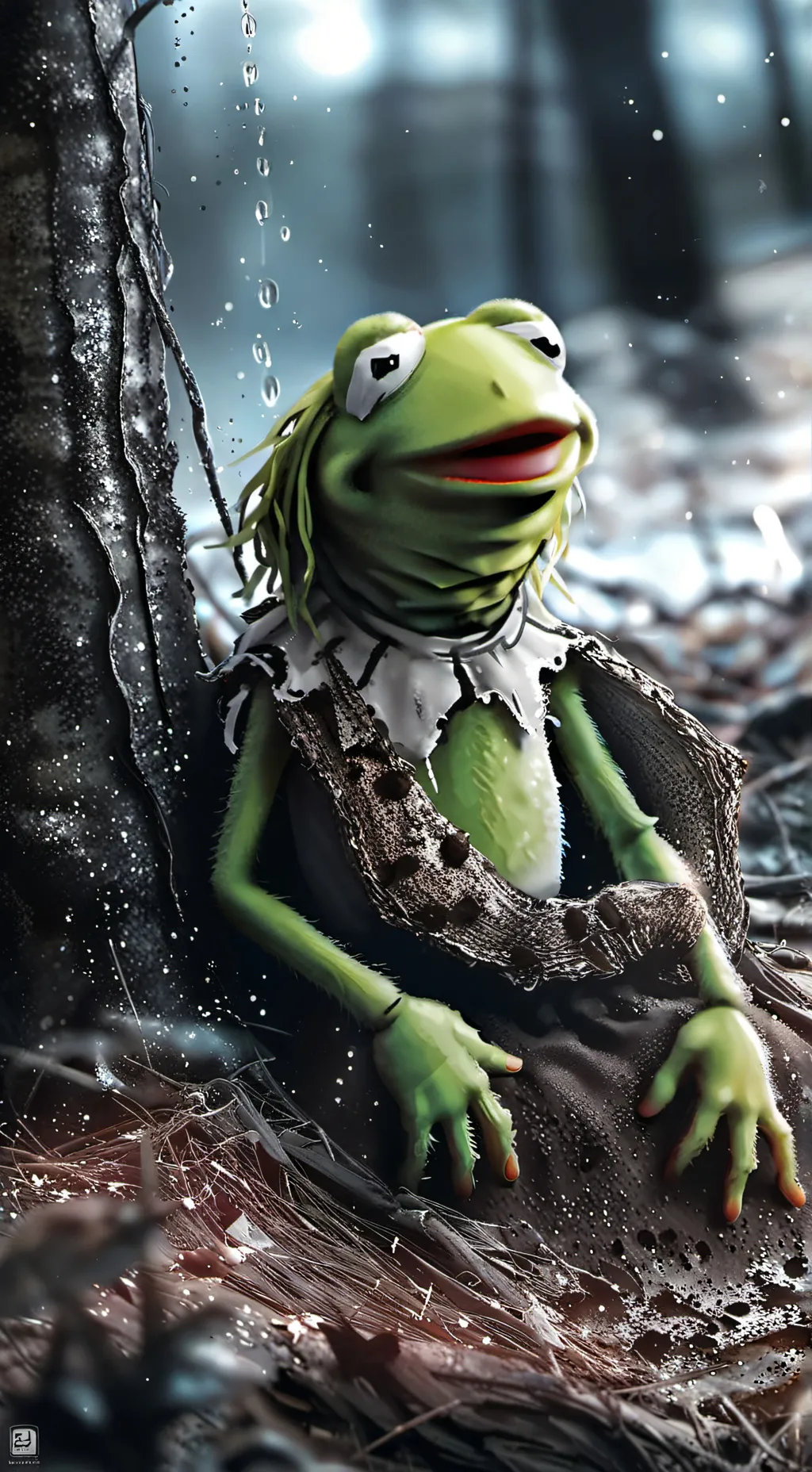 Talkie AI - Chat with sad kermit
