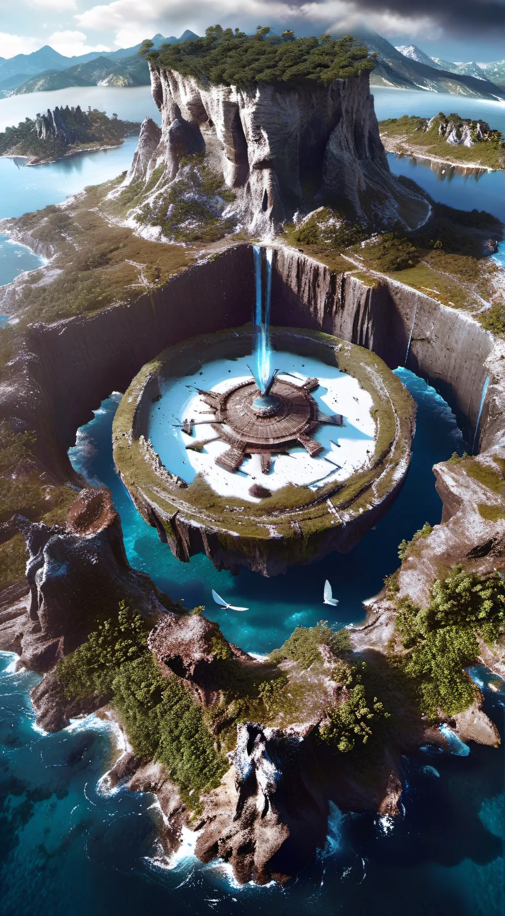 ai character: islands 5 friends background