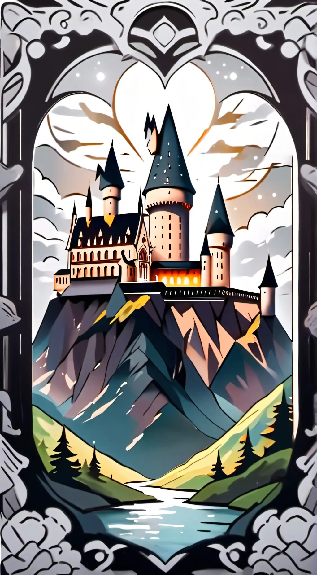 ai character: Harry potter background