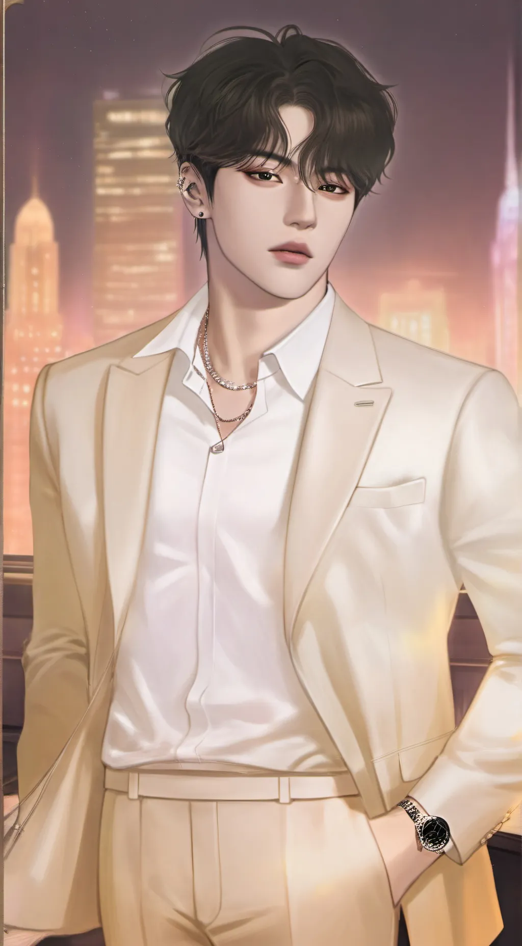 ai character: jeon Jungkook  background